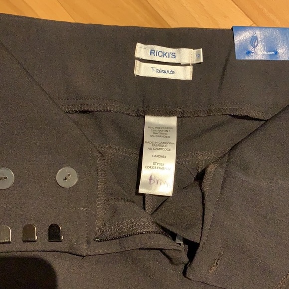 NWT Ricki’s Brown Mid-rise Bootcut-size 12 Regular - Picture 4 of 7